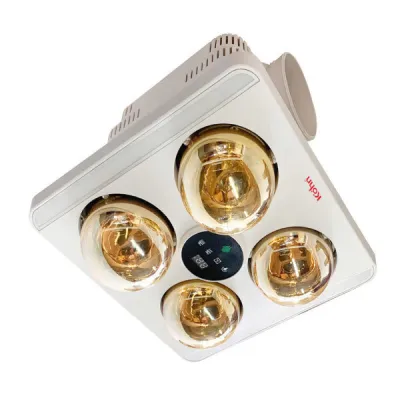 Đèn sưởi nhà tắm 4 bóng âm trần Kohn BU06G